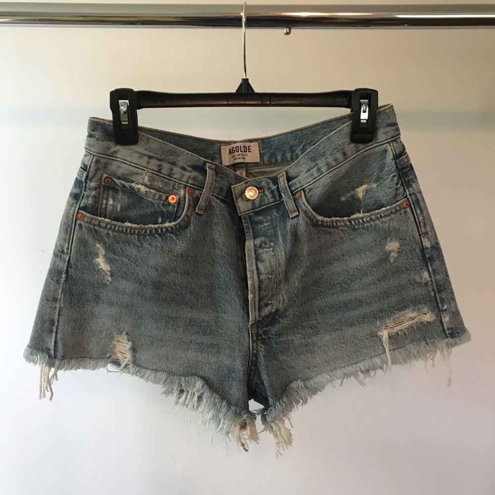 Agolde denim shorts